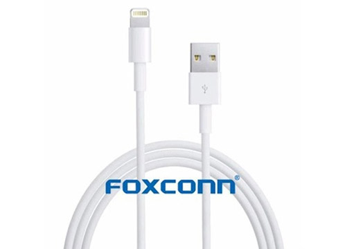 کابل شارژ Lightning با کیفیت آیفون از برند FoxconnFoxconn Apple Lightning to USB Cable 1M