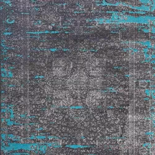 فرش ماشینی دو متری( 1.2در200)طرح پتینه کد2013 زمینه آبی