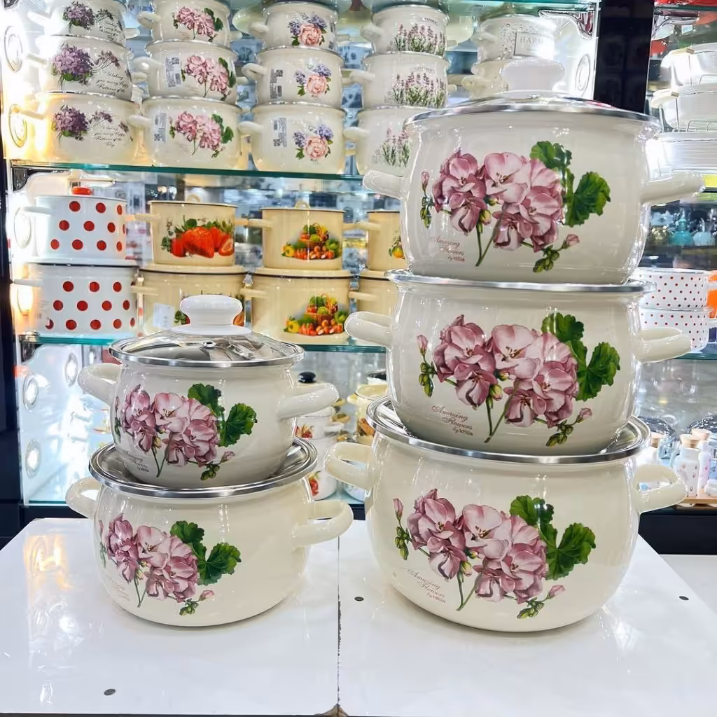 سرویس 10 پارچه لعابی