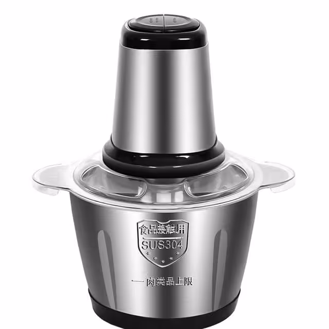 خردکن کوکینگ 2 لیتری 650وات  داری 4 تیغه فولادی کاسه استیل  موتور قوی ارسال رایگان