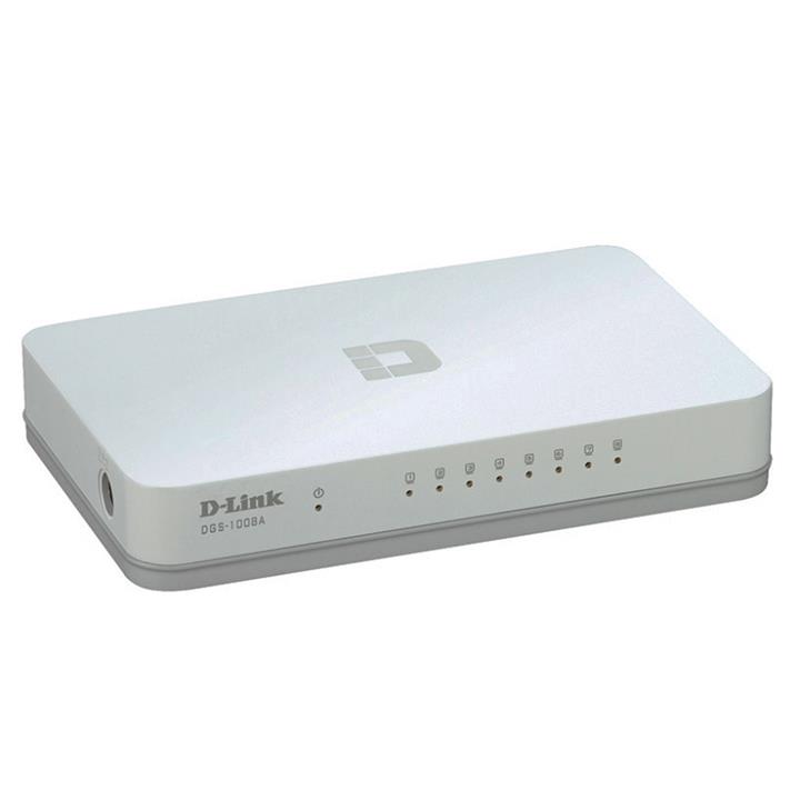 سوییچ 8 پورت گیگابیتی و دسکتاپ دی-لینک DGS-1008A