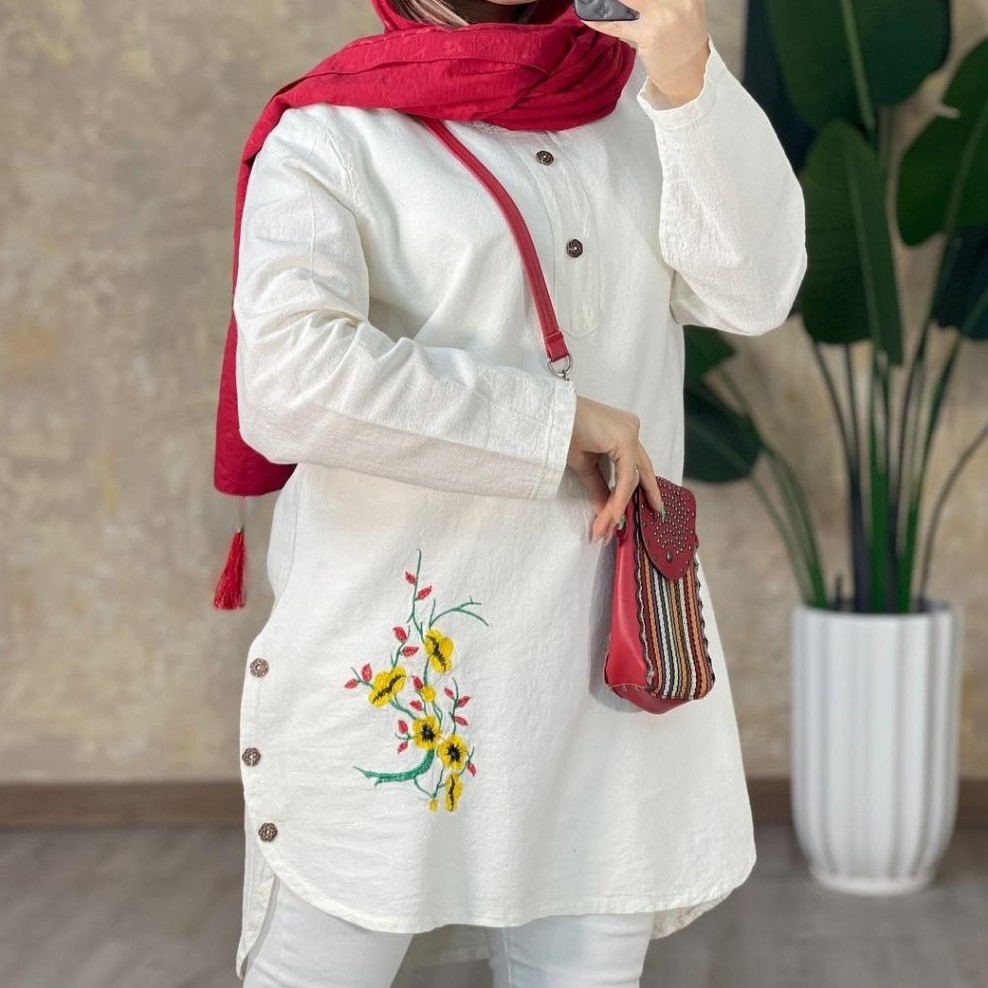 تونیک بغل دکمه ساحل