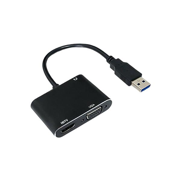 تبدیل کمبو USB30 به HDMI/VGA/Sound