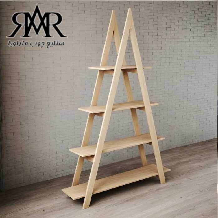 قفسه کتاب و دکوری چوبی کد B01 (مستقیم از تولیدکننده) -ارسال با باربری رایگان
