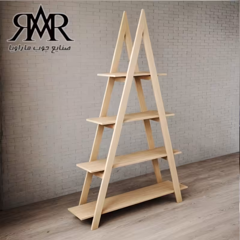 قفسه کتاب و دکوری چوبی کد B01 (مستقیم از تولیدکننده) -ارسال با باربری رایگان