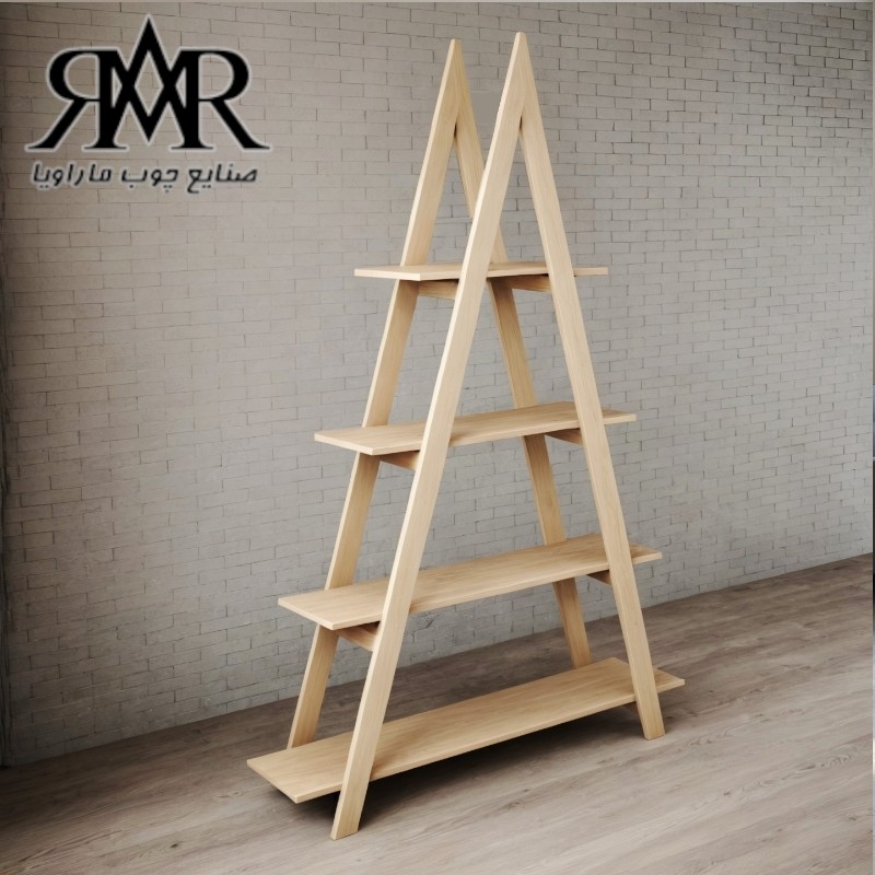 قفسه کتاب و دکوری چوبی کد B01 (مستقیم از تولیدکننده) -ارسال با باربری رایگان