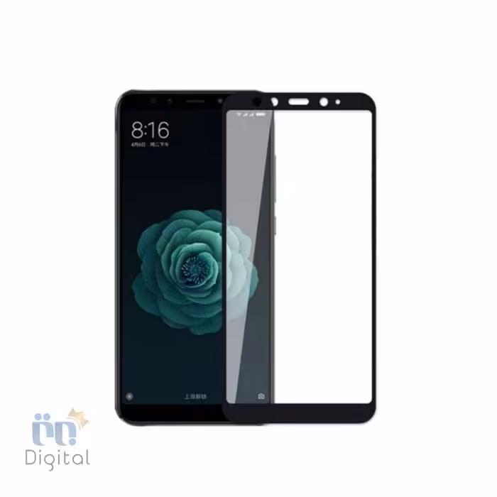 محافظ صفحه نمایش مدل Full Cover Tempered Glass مناسب برای گوشی شیائومی مدل Mi A2