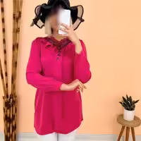 شومیز مجلسی زنانه کد 12460 الیزه ترک 