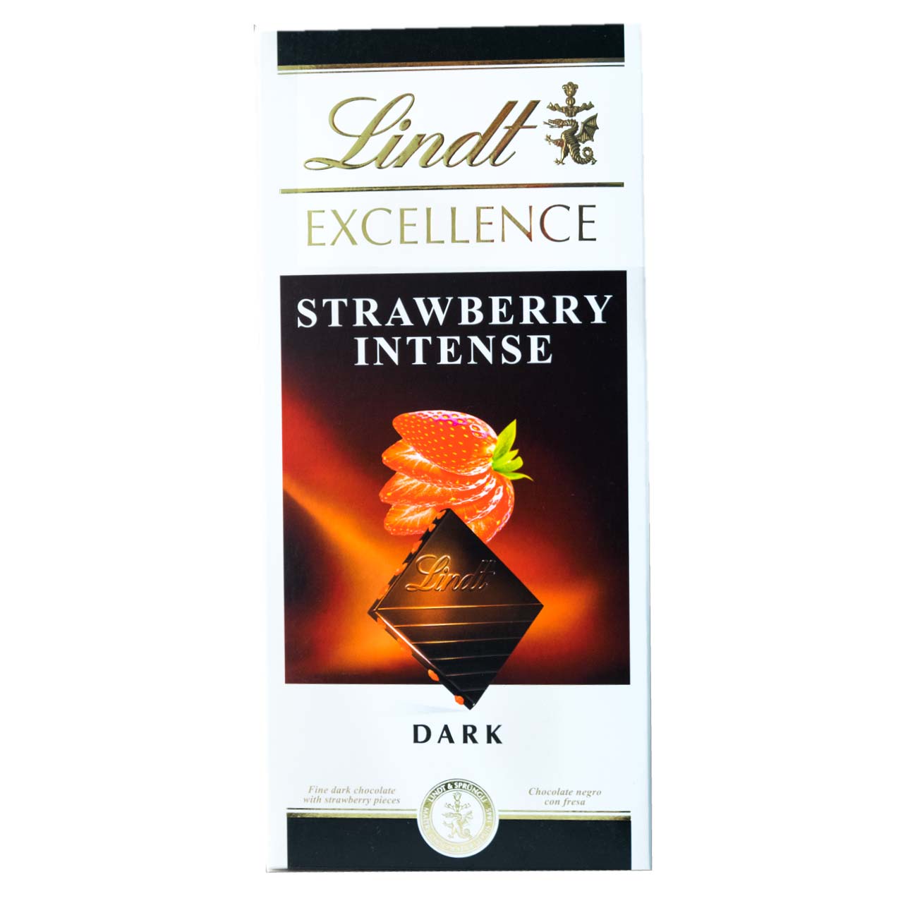 شکلات تلخ توت فرنگی اکسلنس لینت - lindt