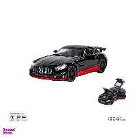 ماشین فلزی عقب کش و موزیکال GTR Black بنز کد CZ121a