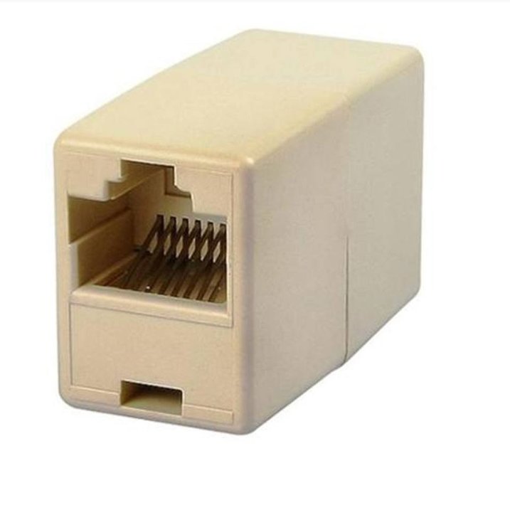 مبدل افزایش طول CAT6 به Cat6 مدل کوپلر در بسته بندی 10 عددی