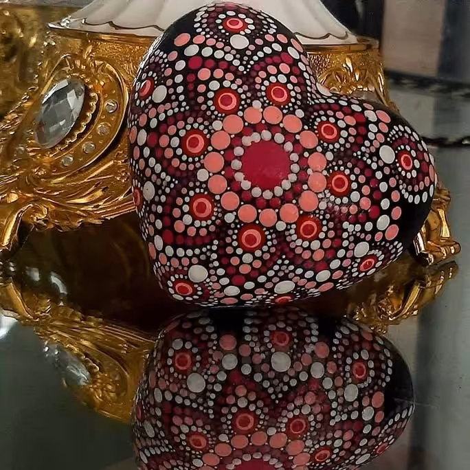 قلب سرامیکی نقطه کوبی شده