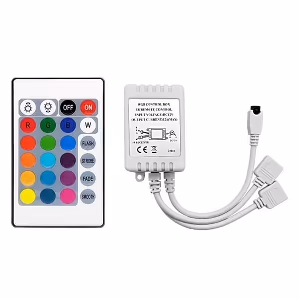 ریموت کنترل ریسه RGB مدل 12 ولت