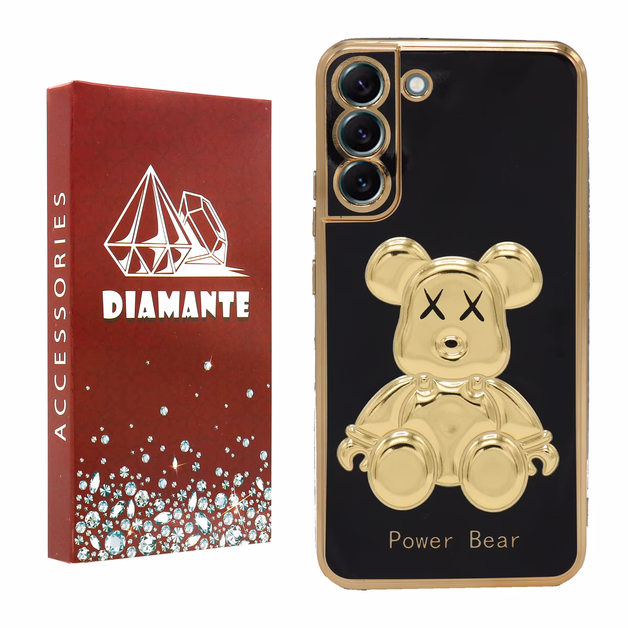 کاور مدل خرسی مناسب برای گوشی سامسونگ s22 plus