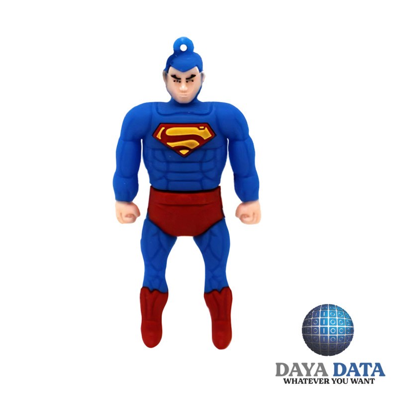 فلش مموری فانتزی دایا دیتا سوپرمن مدلPC1057-3 ظرفیت32GB-USB2 رنگ آبی