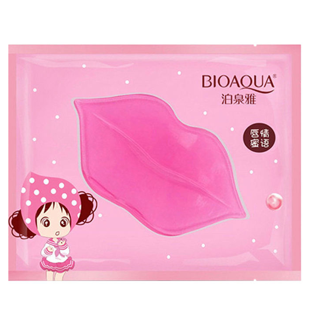 ماسک لب ورقه ای بایوآکوا حاوی کلاژن و عصاره توت فرنگی وزن 8 گرمی (80473)