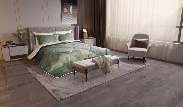 روتختی دونفره آلوئه ورا لومانا طرح DORINA شش‌تکه