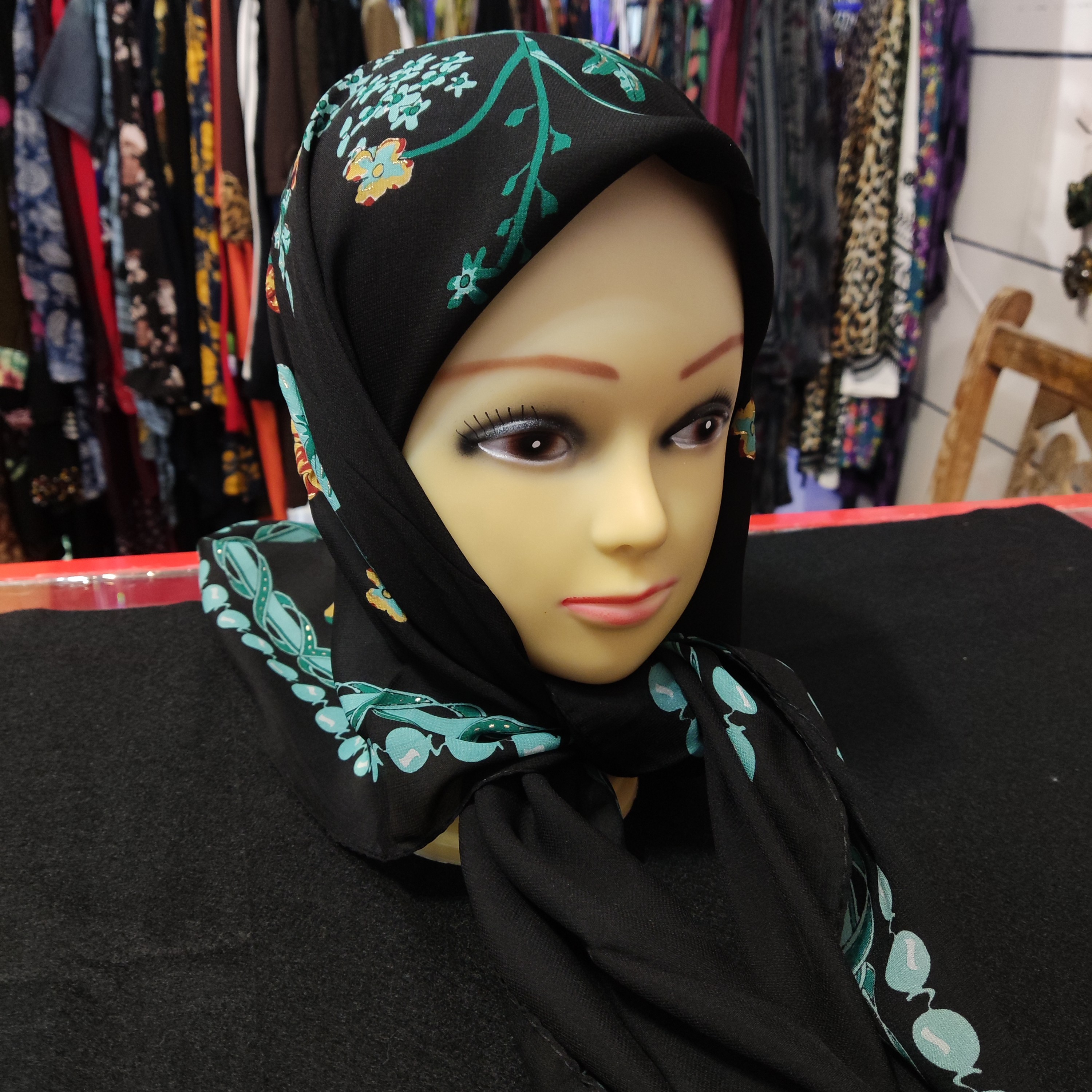 روسری زنانه قواره کوچیک کرپ