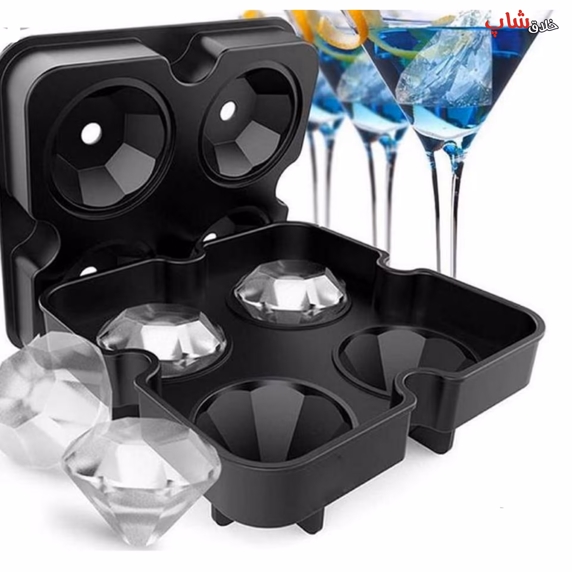 قالب یخ طرح الماس پک 2 عددی کد 012