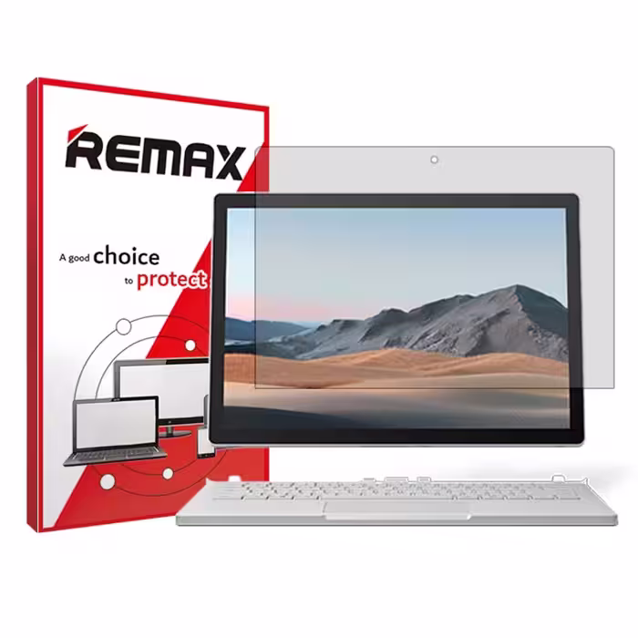 گلس لپ تاپ مایکروسافت Surface Book 3 - 15 inch مدل هیدروژلی شفاف برند ریمکس کد XL