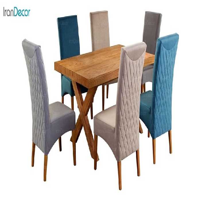 سرویس میز ناهار خوری جهانتاب مدل W16 با صندلی میلانو کد 1301