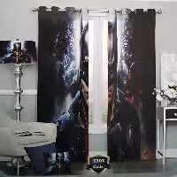 پرده چاپی پانچ اتاق نوجوان دو قواره طرح کارتونی و فانتزی کد 5203 (پس کرایه)