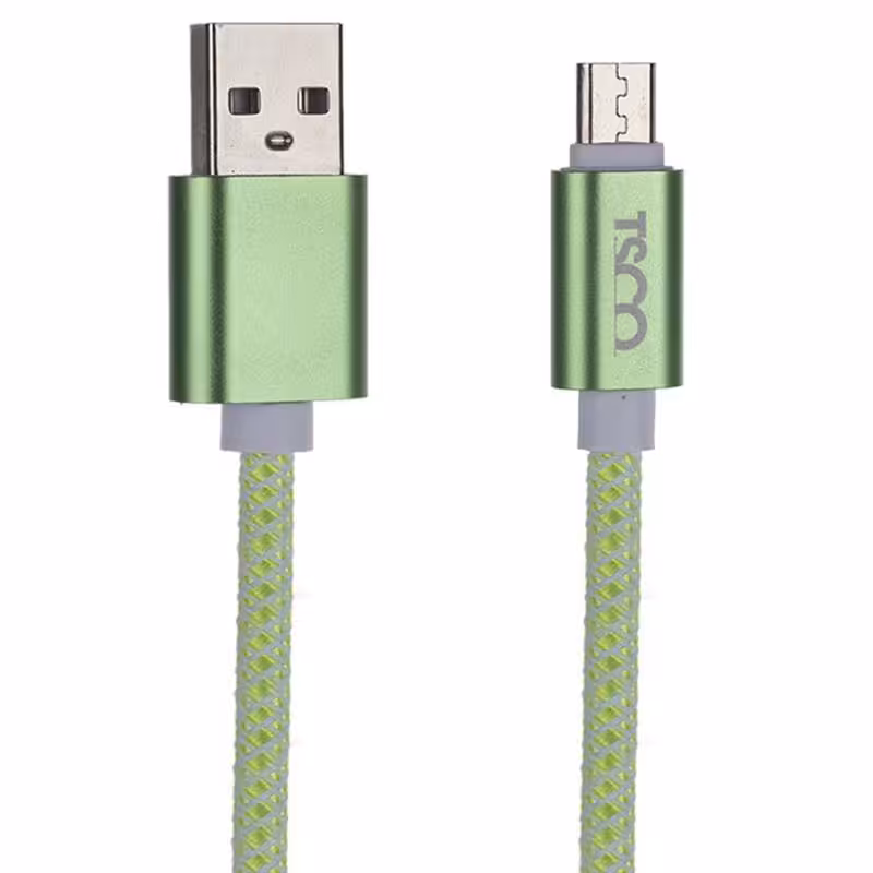 کابل شارژ MicroUSB تسکو TSCO TC 53N سبز
