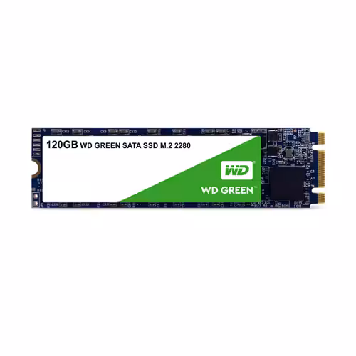 اس اس دی M2 وسترن دیجیتال مدل گرین ظرفیت 120 گیگابایتWestern Digital Green M2 2280 SSD Drive 120GB