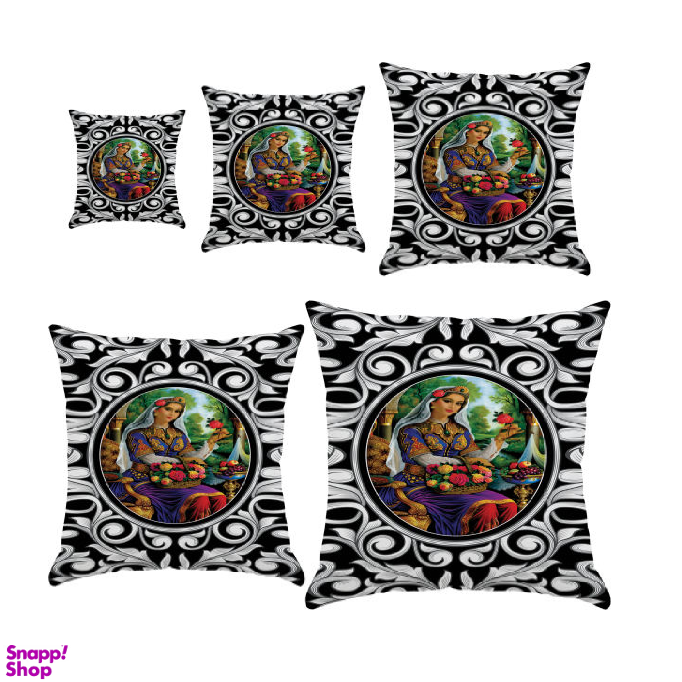 کوسن مدل S5-10151 مجموعه 5 عددی چند رنگ