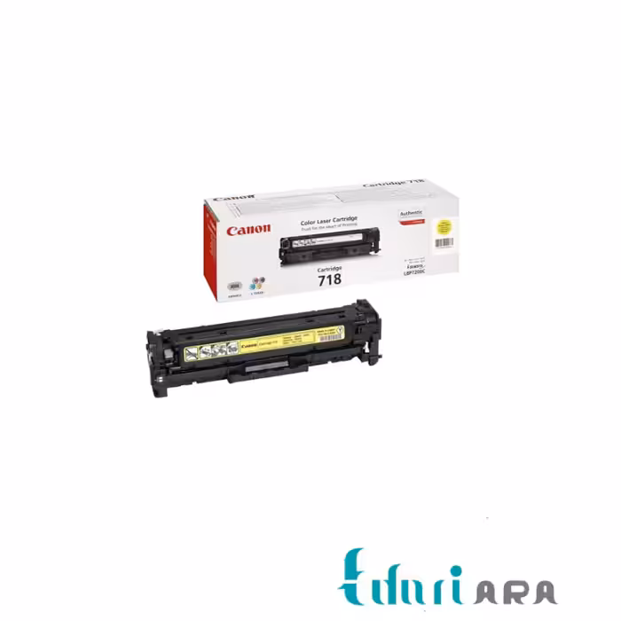کارتریج تونر لیزری زرد کانن مدل 718