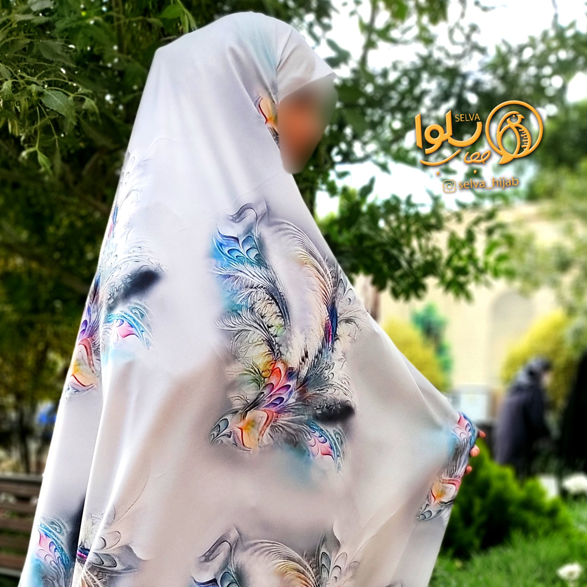 چادر رنگی مجلسی کد 98