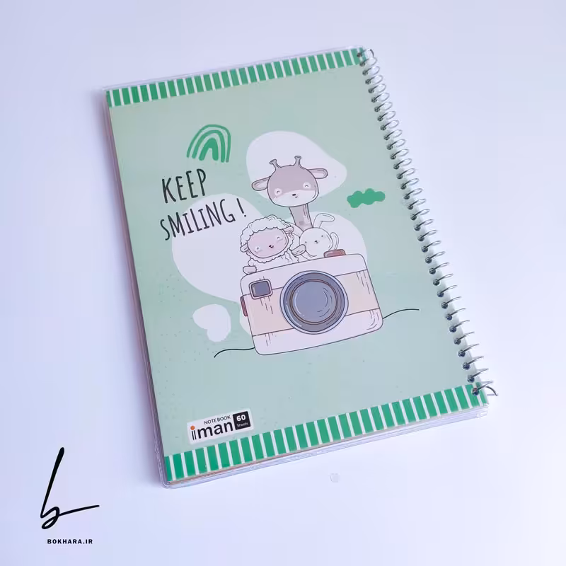 دفتر مجلد 60 برگ ایمان طرح دوربین