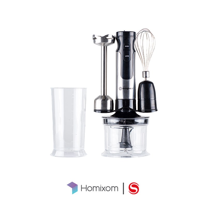 گوشت کوب برقی سه کاره مشکی ساپر مدل SHB-690