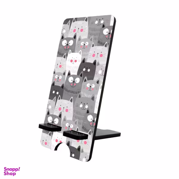 پایه نگهدارنده گوشی موبایل و تبلت طرح گربه های بامزه کد 5436169