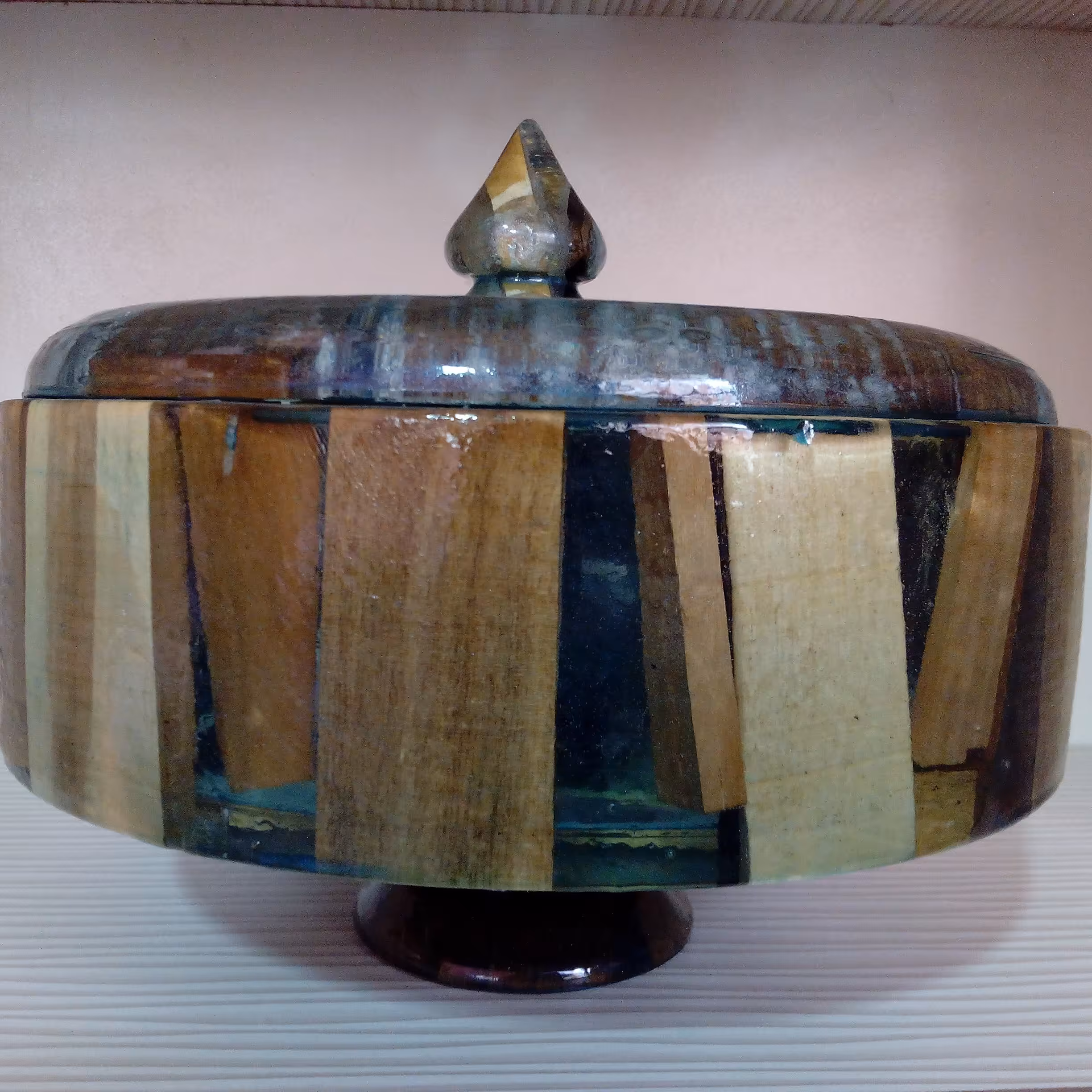 شکلات خوری پایه دار  30  ترکیب چوب و رزین