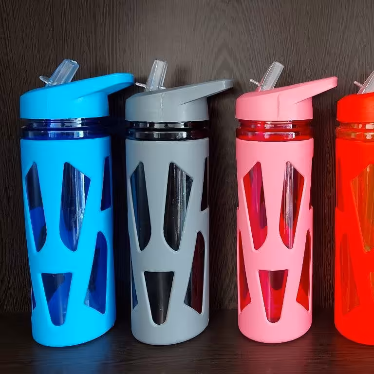 قمقمه کاور دار مستطیل نی دار 