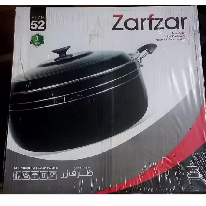قابلمه تک گرانیتی  سایز  52 لب پیچ مارک زرف زر 