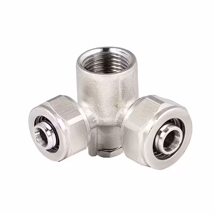 سه راهی دیواری کوپلی 16*1.2*16 (61710) نیوپایپ