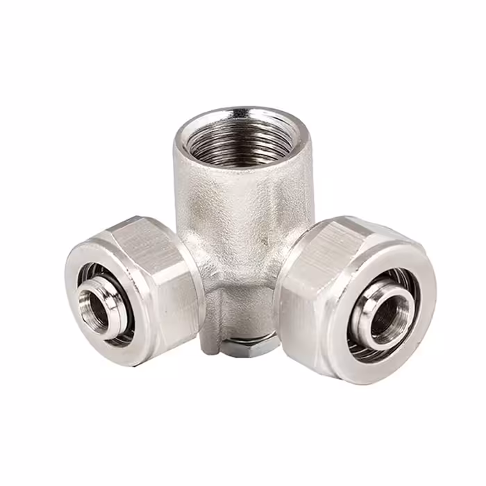 سه راهی دیواری کوپلی 16*1.2*16 (61710) نیوپایپ