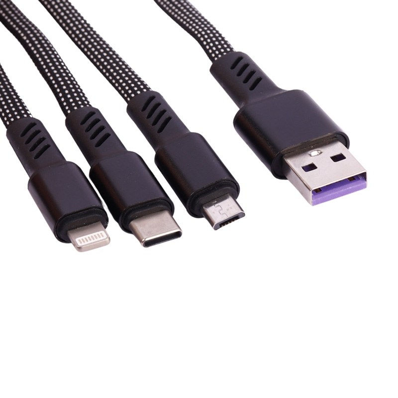 کابل 3 سر فست شارژ Super Charging 1.2m