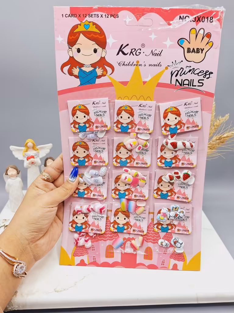 ناخن مصنوعی بچگانه در طرح های شیک کد NO:JX018