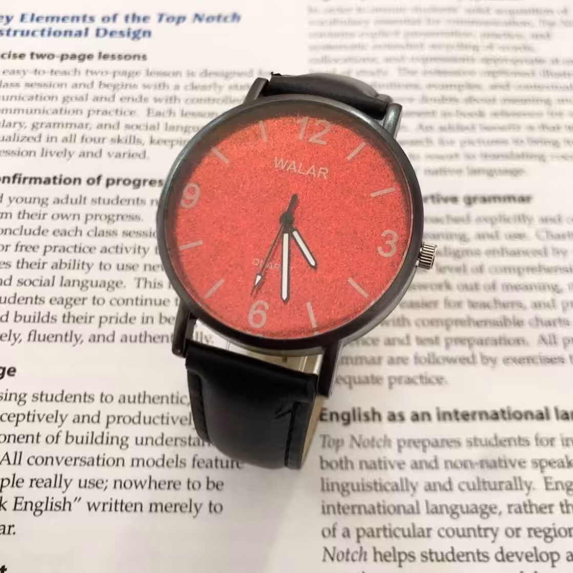 ست ساعت بند چرمی مشکی 