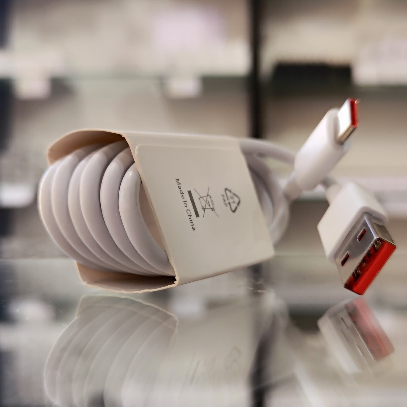 کابل 33w تایپ سی Type C سرجعبه شیائومی با توان 33 وات با فناوری توربو شارژ یا فوق سریع  با ضمانت 