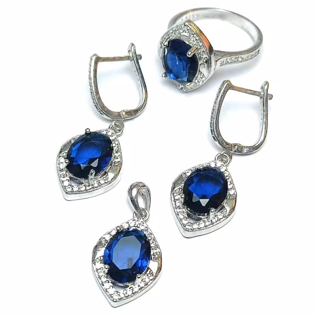 نیم ست نقره با روکش رادیوم 11