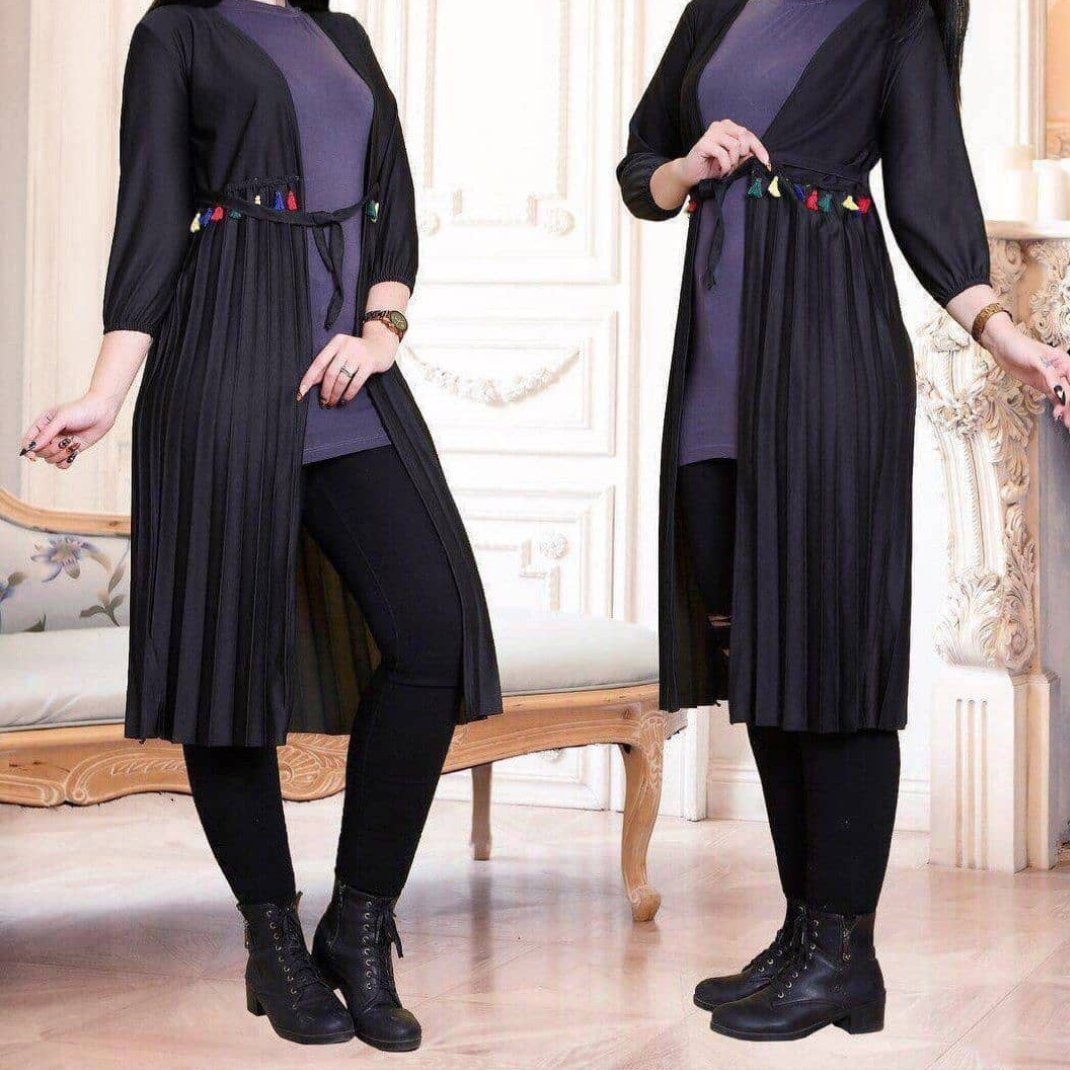 مانتو پلیسه (ارسال رایگان)