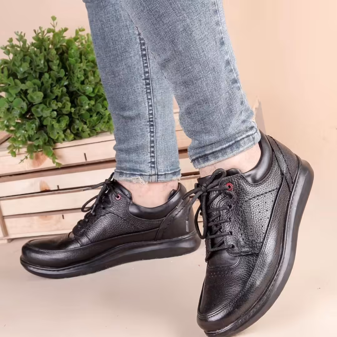 کفش  مردانه چرم طبیعی مدل کاتر  با ضمانت کیفیت و سبک سایز44 