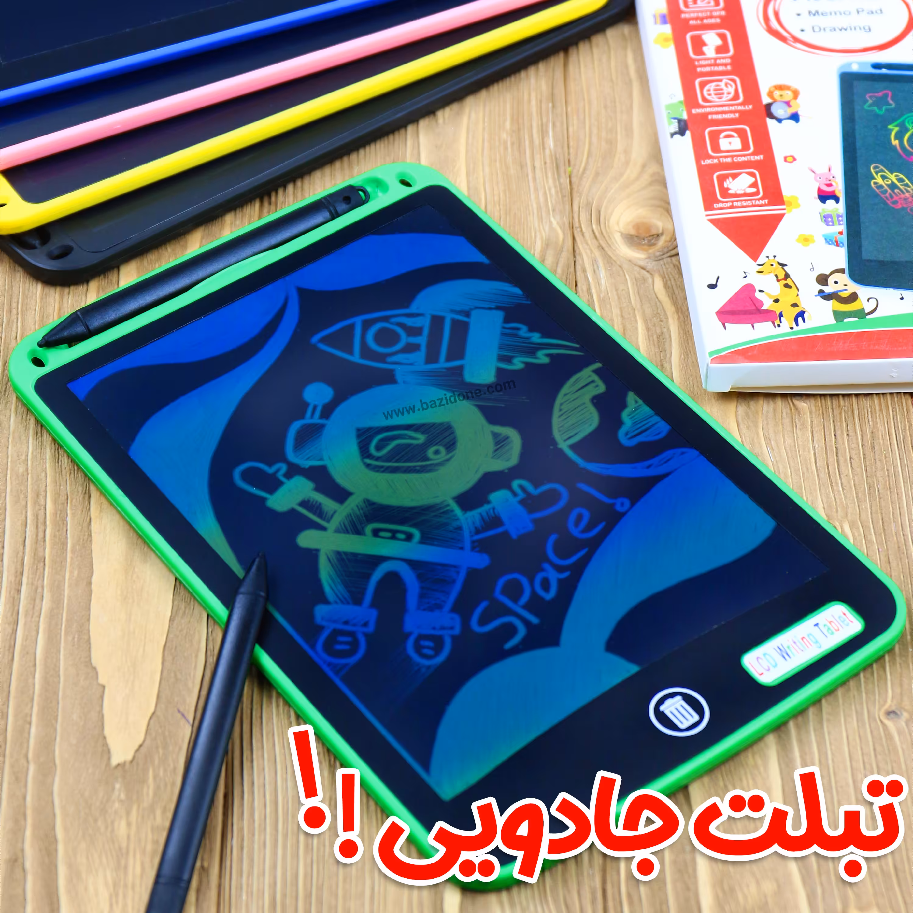 تبلت جادویی نقاشی چند رنگ 8.5 اینچ 