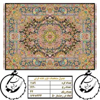 نخ و نقشه کامپیوتری فرش عرشیان طرح سالاری - کد 10119