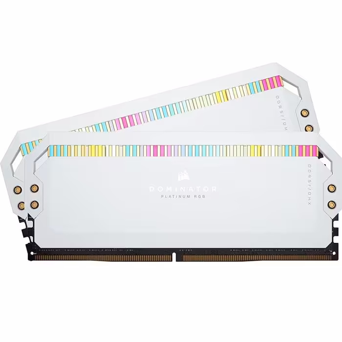 رم دوکاناله دسکتاپ کورسیر سری DOMINATOR PLATINUM RGB با ظرفیت (2x32GB) 64 گیگابایت و فرکانس 5200 مگاهرتز
