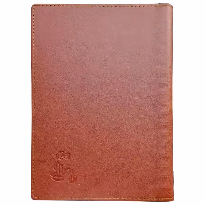 خرید دفتر تلفن بزرگ جلد چرمی وزیری ایندکس دار کم برگ